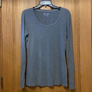 Grey long sleeve T